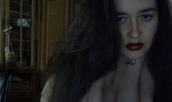 My favorite video, and maybe the most beautiful video I made. It was a custom for someone. The most erotic strip, nude, masturbating, orgasm.