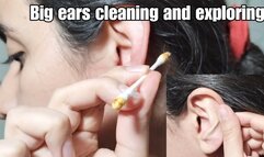 Cleaning and exploring my big ears