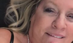 Kat-Licious Seductively Teases while in bed with Zebra Print Teddy