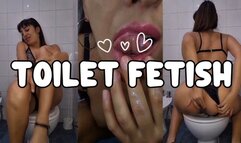 Toilet fetish, pissing, ass to mouth and masturbation