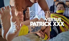 Patrick Xxx Versus Tonny Tape! (720p) Gay Bondage - Gay Domination - Wrestling - Tape Bondage - Gut Punching - Kicking - Gay Wrestler - BDSM