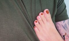 Foot gagging, part 1, by Jeniffer Carter, PocaH and Slave, FULL HD