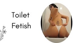 peeing in my white panties and stinky cream TOILET FETISH