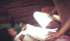 Star Wars Hentai 3D - Leia Hard Sex in a Tavern