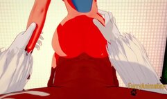 BNA Hentai - Michiru Yiff at Toilet 3/3