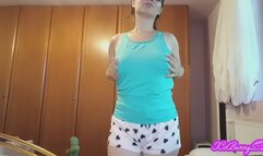 Striptease from shy cute teen PART 22