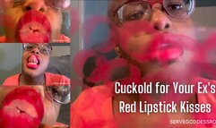 Cuckold for Your Ex's Red Lipstick Kisses - Royal Ro plexiglass kissing humiliation hd mp4 1080p