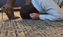 Goddess Leah discovers Her employee has high heel fetish