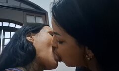 Princess Kat is attracted to Evelyn Buarque's forked tongue and feels very horny to kiss and suck it Cam Full HD CLIP 2