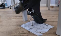 Diploma Gets Unknowingly Shredded Under My £1200 YSL Opyum Heels