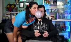 Annoying stepsister tease untill you loose your game - Bunny Looner [LOWRES]