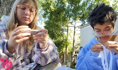 Bubble Gum Bubble blowing with Latina Carmin