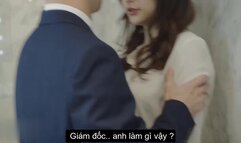 Fuck beautiful female employee at home