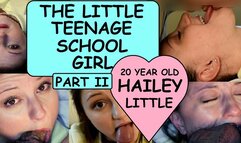 20 year old Tiny Petite Hailey Little Teenage School Girl Part (Clip) #2 deepthroat gagging dirty talk w dirty old man