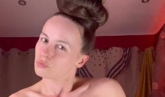 Hair porn! Brushing, styling, sensual hair flicks