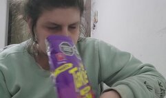 EXTREME Chewing and Tongue Reaction to Super Spicy Chili Takis Chips – Hot Girl Coughing, Tongue on Fire, Burning Mouth Fetish Content
