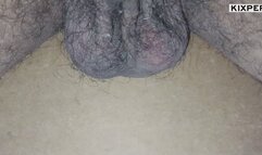 Solo Masturbation Hand Over - wearing a glove feels good