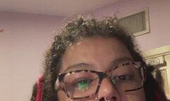 Brazilian BBW Goddess Nose Ritual — Low-Angle Close-Up Picks, Pinches, Honks & Blows (Compilation)