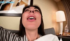 Goblin Goddess toys with tiny woman, SPIT and SALIVA FUN! GIANTESS VORE! Pt 3 - MOV