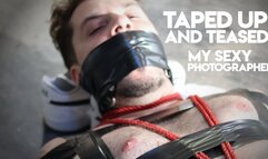 My Sexy Photographer - Taped Up and Teased (1080p) Gay Bondage - Gay Domination - Tape Bondage - Barefoot - BDSM