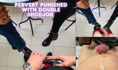 Lytta and Mia Luxx - Sexy Dominant Double Boots Shoejob - Pervert Punished by Sexy Boots CBT & Shoejob Until He Cums POV - FOOTJOB - SHOEJOB - BOOTS - FOOT DOMINATION - FEMALE DOMINATION - FEMDOM - CBT - CUMSHOT - BALLBUSTING - POV - FOOT WORSHIP -