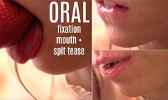Oral Fixation: Tongue + Spit Tease