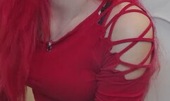 Siting on toilet and smoking