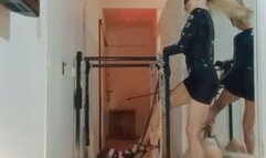 Sandalias en la barra de calistenia!