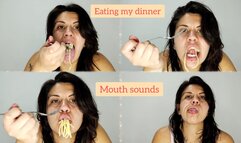 Eating my noodles with a lot of noise - Mouth fetish