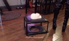 GODDESS GINA PRESENTS: 9" BOOTS FACE TRAMPLING