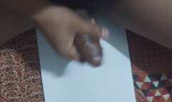 Hot oil massage at midnight ended with cumshot