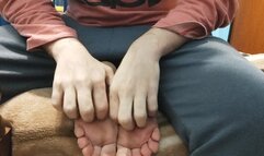 College Bet Foot Tickling Face Down – Can She Hold Back the Laughter?