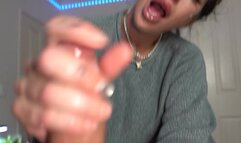 Step-mommy finishes you off quickly before dinner