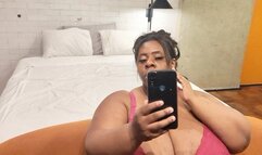 Ebony BBW gets Evil Dwarf to suck her delicious ass PART 1 By Thammy BBW and Evil Dwarf Cam full HD.