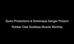 Rubber Clad Goddess Muscle Worship (1080p)
