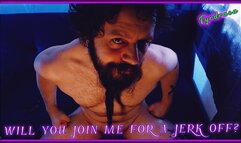 Intense jerk off on the couch with a big cumshot | Full HD 1080p | Handjobs - facial - Beard