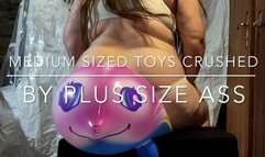 Medium sized Inflatable Toys crushed by 115kg Plus Size Ass
