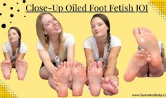 Close-Up Oiled Foot Fetish JOI - Oil Fetish - Foot - Toes - Soles - Pedicure -