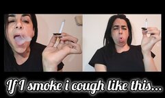 Smoking makes me cough and salivate