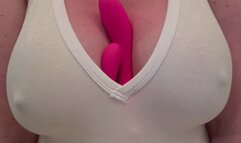 POV Do You Dream About My Big Sexy Natural Tits? I Think You Should! They Are a Big Handful of Fun! Especially when You Add a Vibrator.