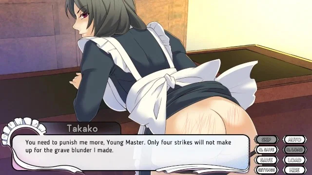 Anime Maid Spanking - Maid Mansion #2