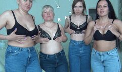 FOUR PAIRS OF TITS