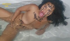 StepMommy is a cunt - degrading body writing