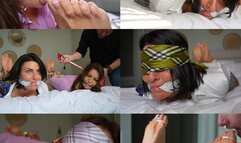 Rara curves and sarah wild, foot worshipped friends bound and hogtied (mp4)