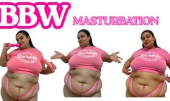 Naugth BBW Barbie solo masturbation