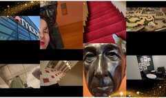 ASMR TOILET TRAVELS W ELLE MACYS MONONA TERRACE w FRANK and THE SHINING CARPET