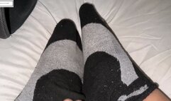 Mystical Wolf big wide feet out of dirty socks again