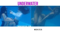 37 week2 new scenes Underwater lesbiand school uniform compilation