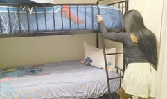 Ember Snow- Bunkbed Dildo Fuck Sunday Solo