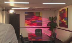 Teen and a MILF in the same office fucking with two horny dudes